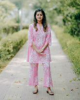 PINK PETAL COTTON CO-ORD SET
