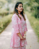 PINK PETAL COTTON CO-ORD SET