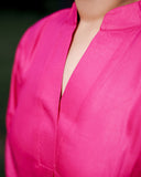 FUSHSIA PINK RAYON CO-ORD SET