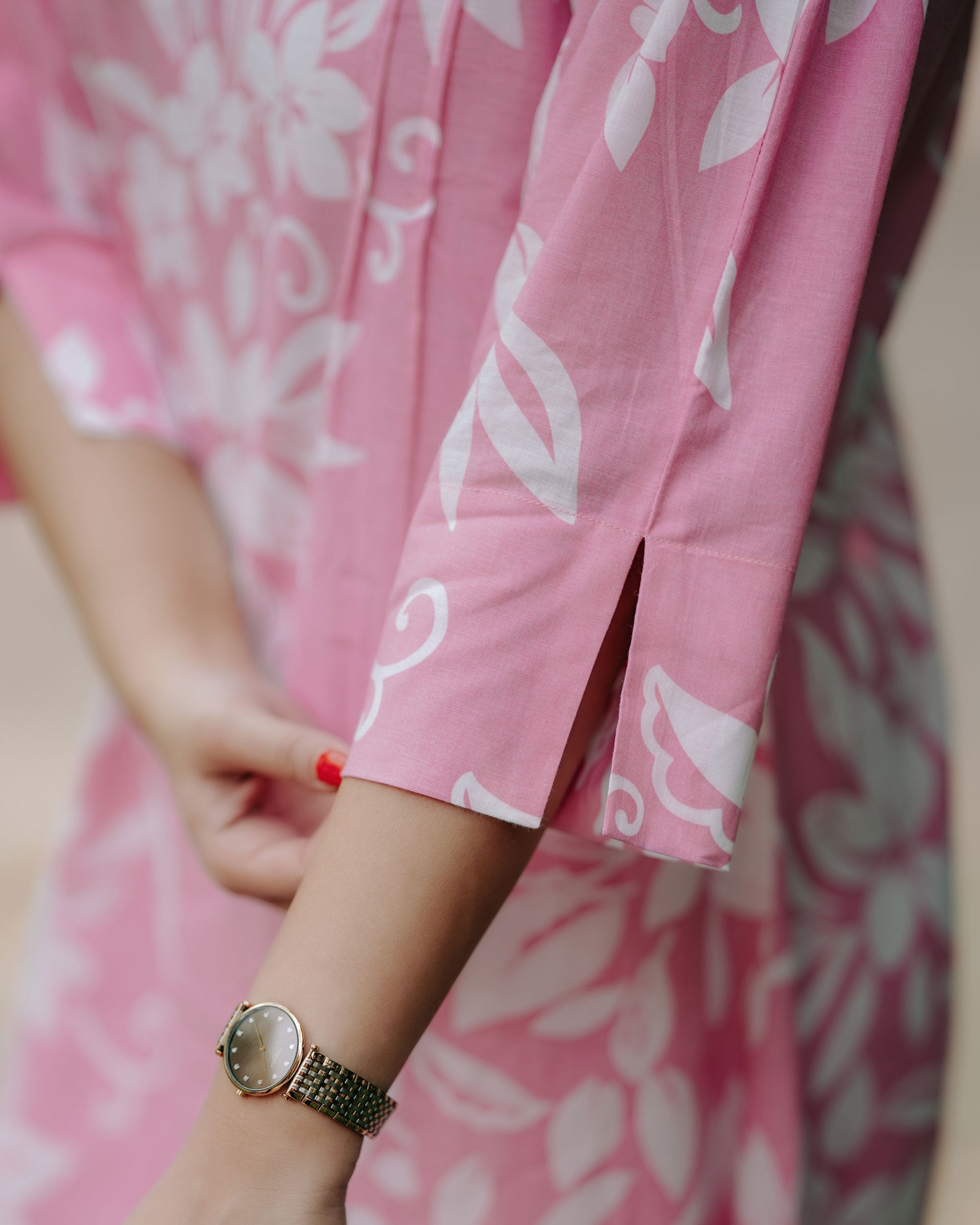 PINK PETAL COTTON CO-ORD SET