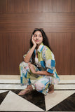 BOHO BREEZE PATCHWORK LINEN CO-ORD SET