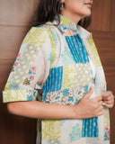 BOHO BREEZE PATCHWORK LINEN CO-ORD SET